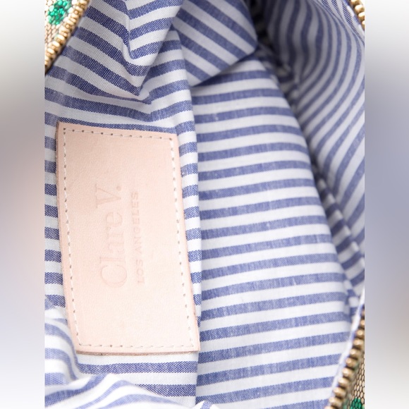 Clare V Disco Dot Green Metallic Polka Dot Fanny pack / belt bag - Picture 4 of 4